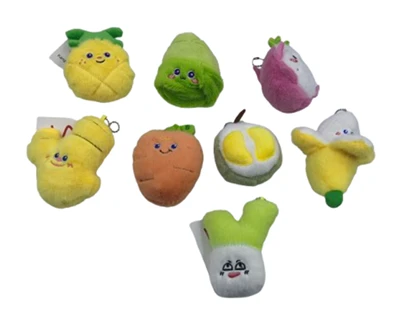 Mini Adorabbli bl-ingrossa Ġugarelli tal-Plush tal-Ħaxix